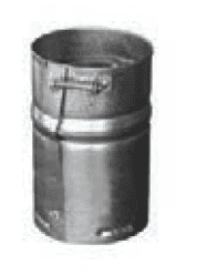 (X) Duravent 6" Diameter Type B Gas Vent Round Rigid Female Adapter - WHEN STOCK IS DEPLETED NO LONGER AVAILABLE - Chimney Cricket