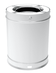 Superior F3968 6" Diameter Snap-Pak 18" Chimney Length (Case of 2) SOLD AS EACH - Chimney Cricket