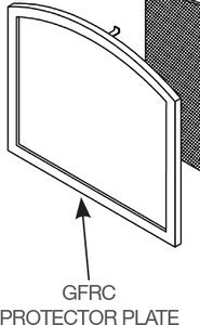 FP Protector Plate, Cordova, 8210SM ** - Chimney Cricket