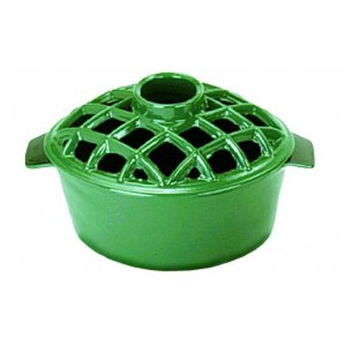 Green Lattice Top Steamer