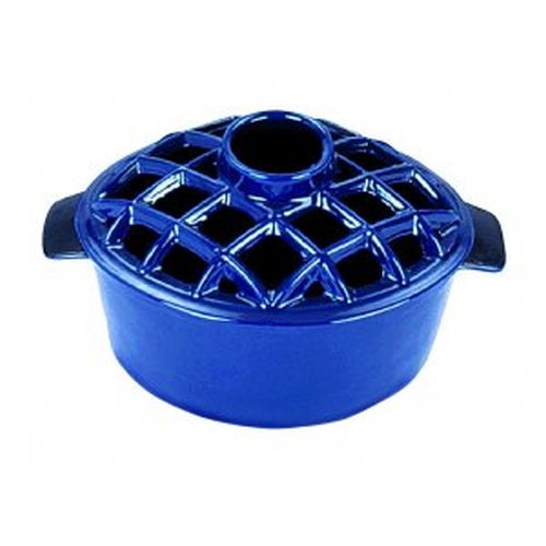 Blue Lattice Top Steamer