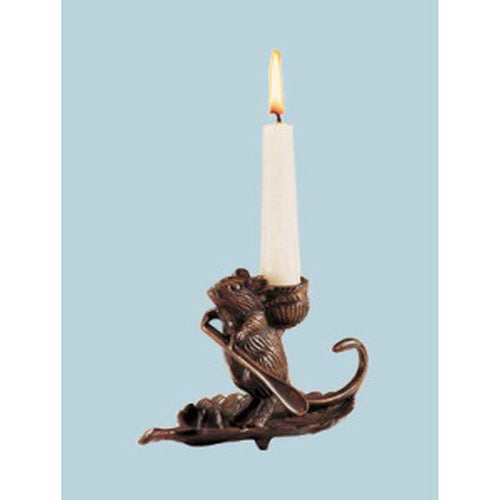 Intrepid Mouse Candleholder
