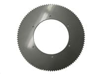 Hannay Reels Chrome Silver Disc Sprocket, - Chimney Cricket