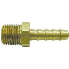 Hose Barb, 3/8" MPT X 3/8" Brass Hose Barb, for 3/8" ID Hoses Assembly, AC&B, ABG30EE - Chimney Cricket