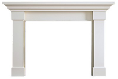 Fireside Furnishings Kenwood Flush Mantel - A -Primed MDF - Chimney Cricket