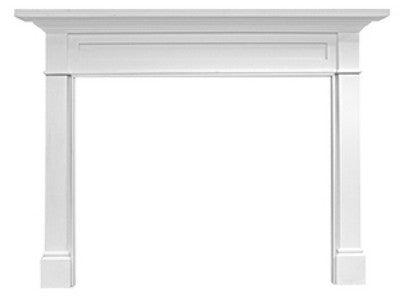 Fireside Furnishings Roxborough Flush Mantel - A - Primed MDF - Chimney Cricket