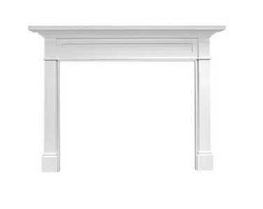 Fireside Furnishings Roxborough Flush Mantel - B - Primed MDF - Chimney Cricket