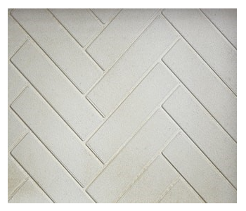 Majestic 36" Molded Brick Panels - Herringbone - Chimney Cricket