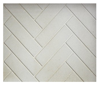 Majestic 50" Molded Brick Panels - Herringbone - Chimney Cricket