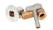 RHP FM Straight Line Gas Valve with Key - Chimney Cricket