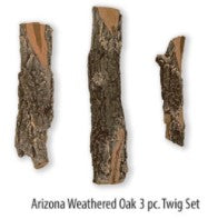 Grand Canyon Arizona Weathered Oak 3-Piece Twig Set - Chimney Cricket