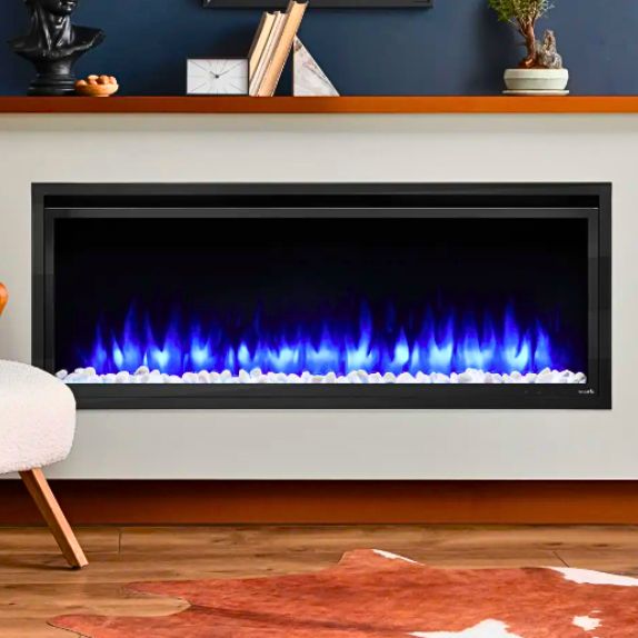 SimpliFire Allusion Platinum Electric Fireplace