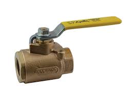 Valve, 1/2" Full Port Bronze Ball Valve, Threaded, 2-Point Mounting, Apollo, 77-103 ** - Chimney Cricket