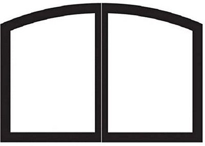 WMH Matte Black Arch Door Set - Chimney Cricket