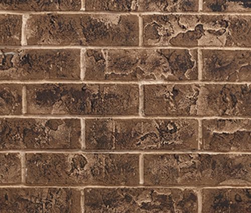 Majestic 42" Brick Interior Panels - Tavern Brown - Chimney Cricket