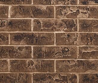 Majestic 42" Brick Interior Panels - Tavern Brown - Chimney Cricket