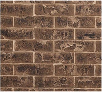 (X) Majestic 36" Brick Interior Panels for Peninsula - Tavern Brown - WHEN STOCK IS DEPLETED NO LONGER AVAILABLE - Chimney Cricket