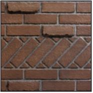 WMH 36'' Banded Brick Ceramic Fiber Liner - Chimney Cricket