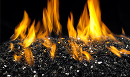 RHP Black Reflective 10 lb. Package of Fyre Glass - Chimney Cricket