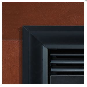 WMH 36" Matte Black 3-Piece Steel Outer Frame - Chimney Cricket