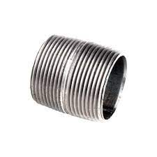 1-1/2in X 2in Black Nipple,  Sch. 40, (M-113R2) 113BS-H2 - Chimney Cricket