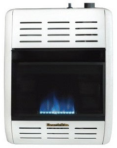 HearthRite Blue Flame Wall Heater, 6,000 Btu, NG, Manual Control - Chimney Cricket