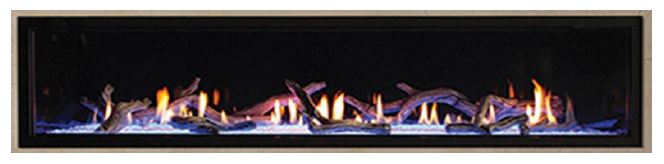 WMH 72" Boulevard Linear Fireplace with Electronic Remote, NG - Chimney Cricket