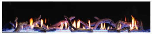 WMH Driftwood 11-Piece Burncrete Log Set - Chimney Cricket
