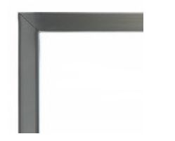 WMH 1.5" Brushed Nickel Beveled Frame - Chimney Cricket