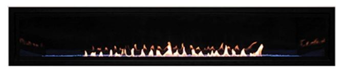 WMH 72" Boulevard Linear Fireplace with Electronic Remote, NG - Chimney Cricket