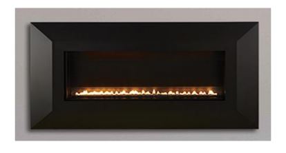 WMH 30" Boulevard Slim Line Linear Fireplace with Electronic Valve, NG - Chimney Cricket