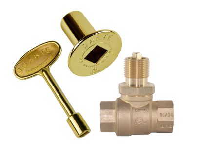 Dante Log Lighter Valve Bulk Combo Pack in Poly Bag - Bright Brass - CPBVS2BRB - Chimney Cricket