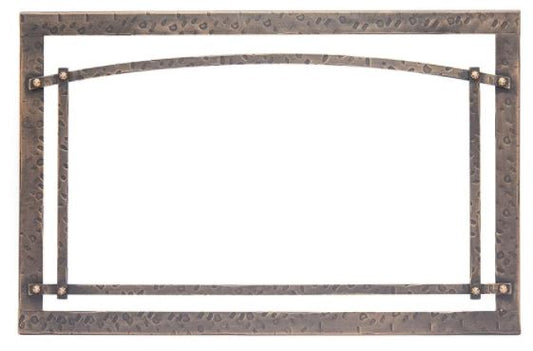 Modern Flames Hammered Burnished Bronze Premium Overlay - Chimney Cricket