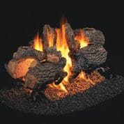 RHP 16" Charred Oak SEE THRU Gas Logs - Chimney Cricket