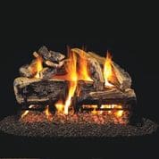 RHP 18/20" Charred Rugged Split Oak Standard Gas Logs - Chimney Cricket