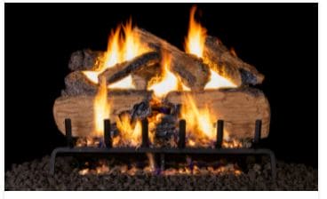 RHP 18/20" Charred Split Standard Gas Logs - Chimney Cricket