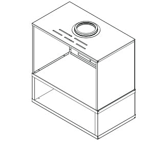 Majestic Steel Cabinet with Pedestal Base - CK30 - Chimney Cricket