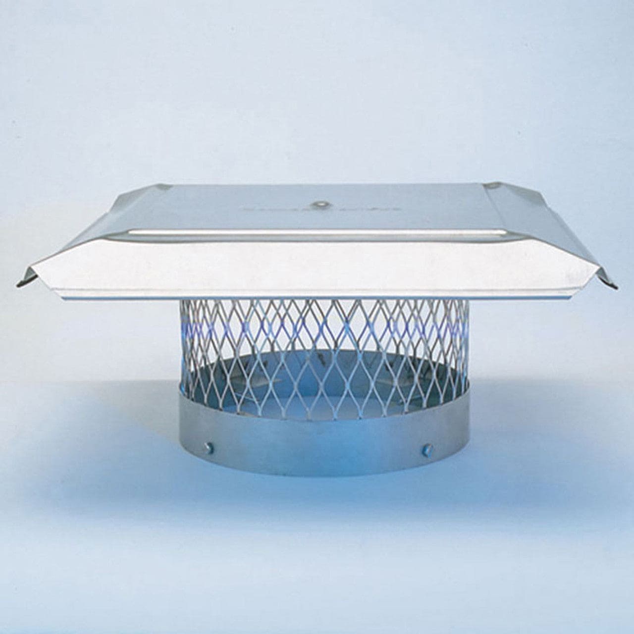 10" HomeSaver Pro 3/4" Mesh Stainless Steel Round Chimney Cap - CCRT10 - Chimney Cricket
