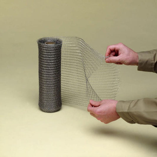 24" x 25' HomeSaver 304 Stainless Extra-Large ArmorMesh - Chimney Cricket