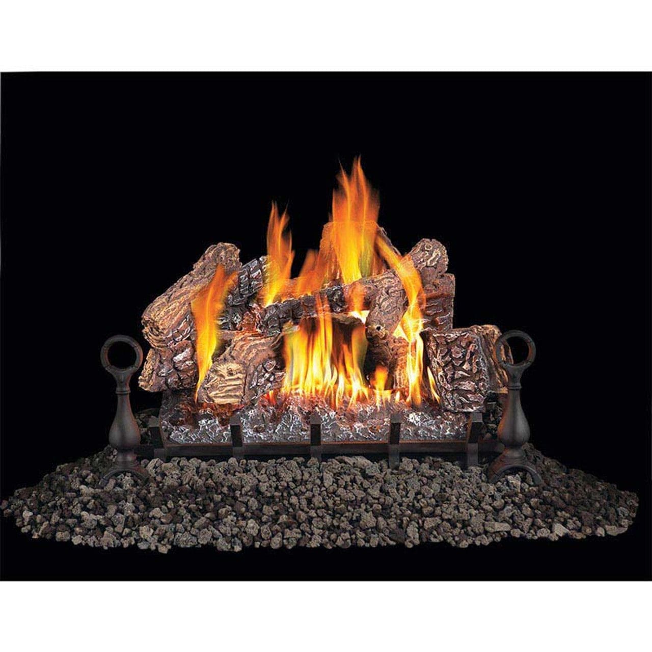 Napoleon Fiberglow 24 VF24 Vent Free Millivolt Ignition Natural Gas Log Set - GVFL24N - Chimney Cricket