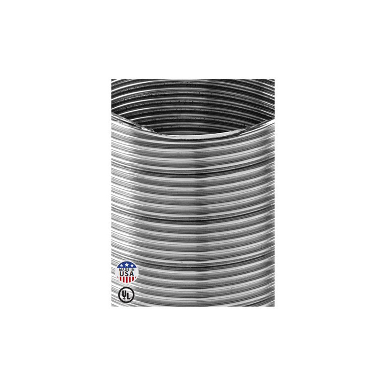 3" X 25' HomeSaver UltraPro .005 316Ti-Alloy Stainless Steel Pre-Cut Liner - Chimney Cricket