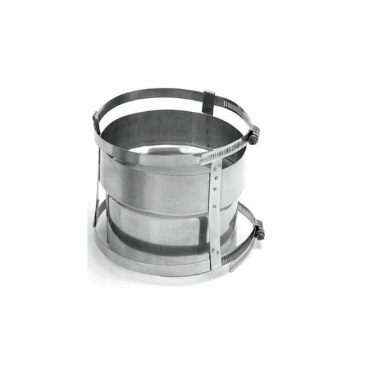 5.5" HomeSaver UltraPro/Pro 316-Alloy Stainless Steel Two Band Connector Adaptor - Chimney Cricket