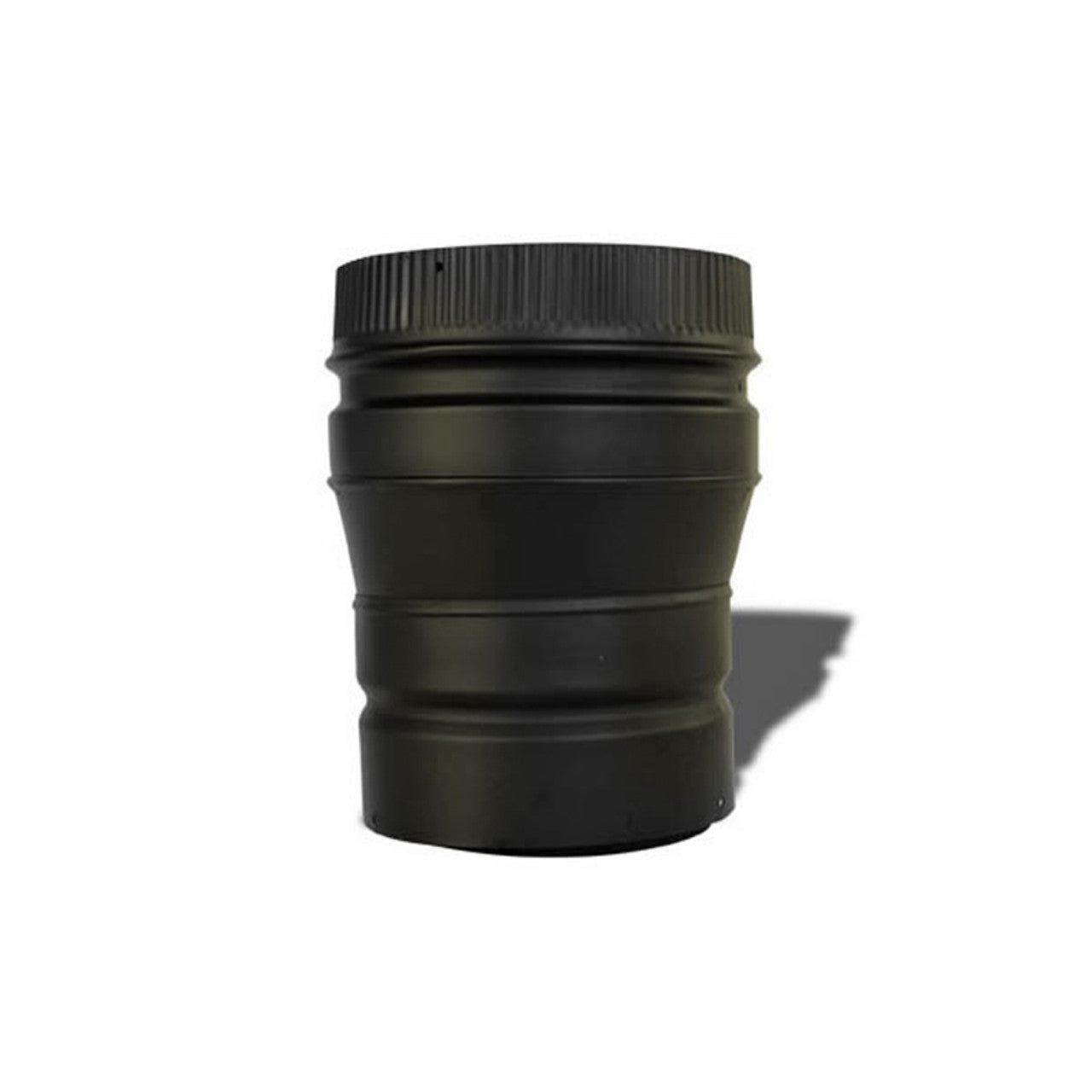 6" to 8" Heatfab Female to Male Black Reducer - 2846B - Chimney Cricket