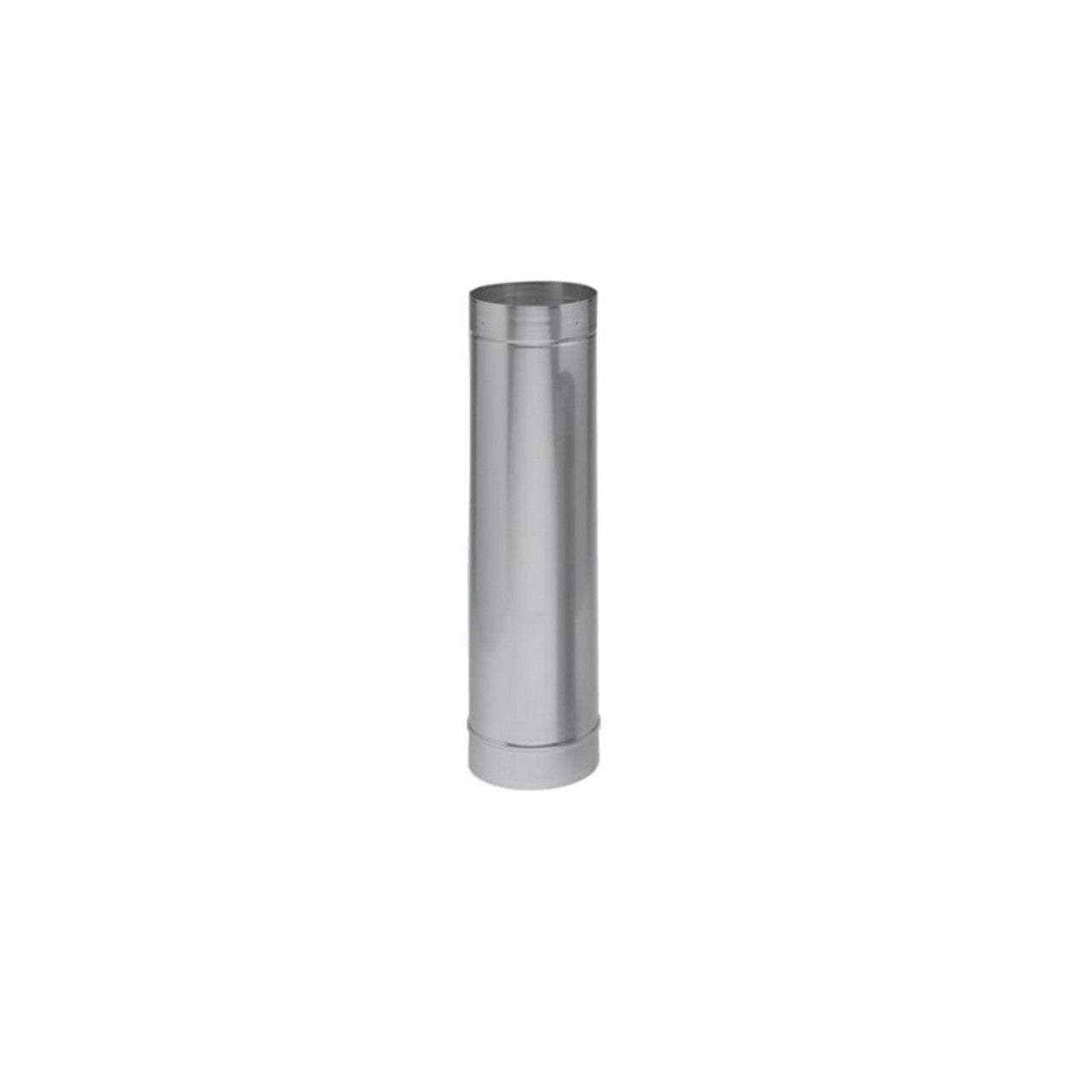 12" x 12" Heatfab 304-Alloy Stainless Steel Saf-T Vent Rigid Liner - 41202SS - Chimney Cricket