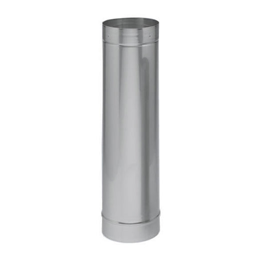 6" x 36" Heatfab 304-Alloy Stainless Steel Saf-T Vent Rigid Liner - 4607SS - Chimney Cricket