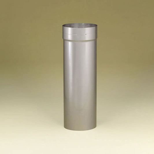 6" Heatfab 304-Alloy Stainless Steel Saf-T Liner 18" (adjusts 4" - 16")Slip Connector - 4624SS - Chimney Cricket