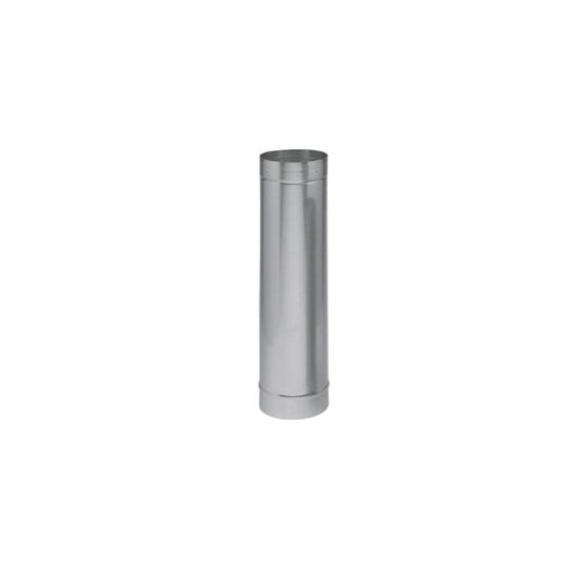 7" x 12" Heatfab 304-Alloy Stainless Steel Saf-T Vent Rigid Liner - 4702SS - Chimney Cricket