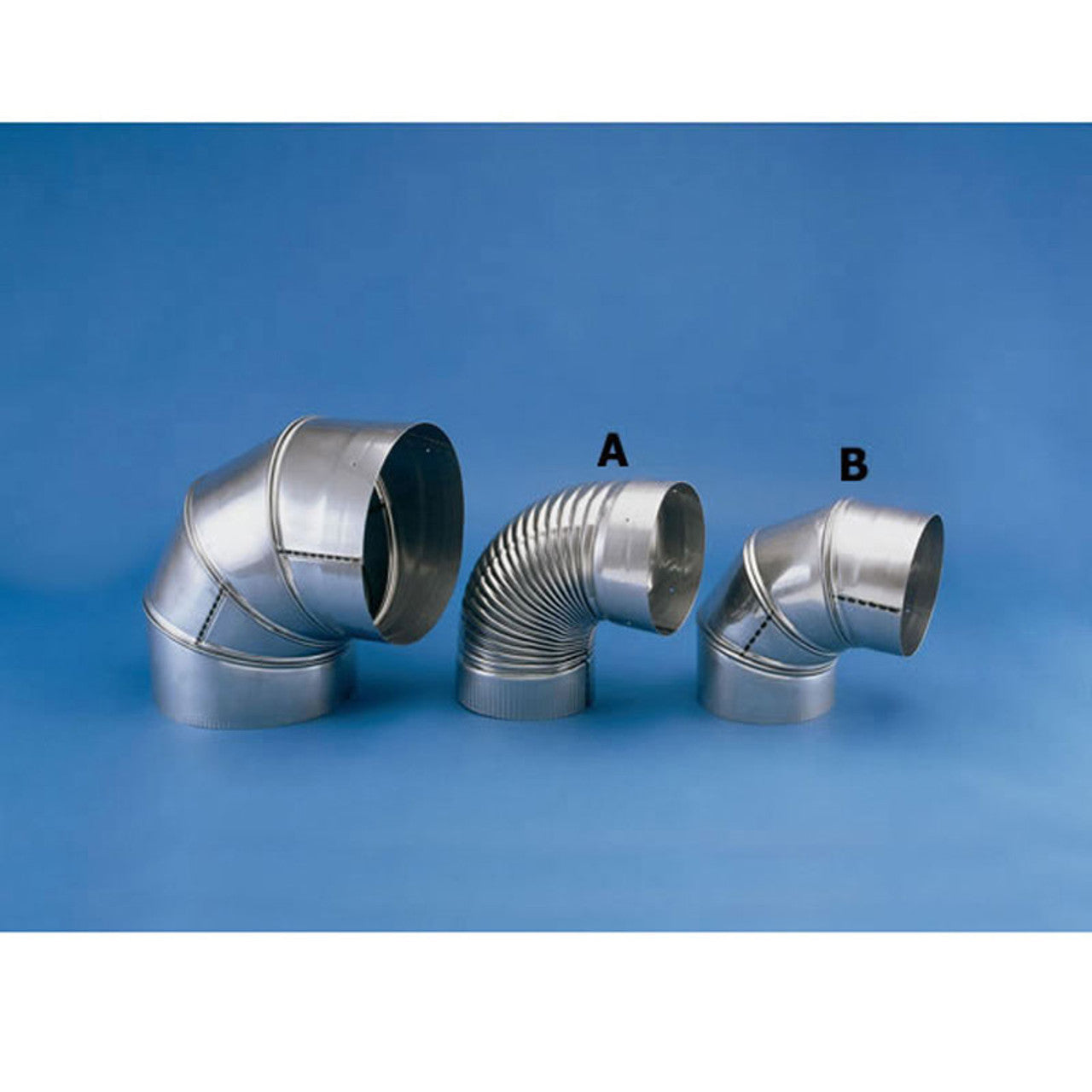 8" Heatfab 304-Alloy Stainless Steel 30-Degree Sectioned Elbow - 4810SS - Chimney Cricket