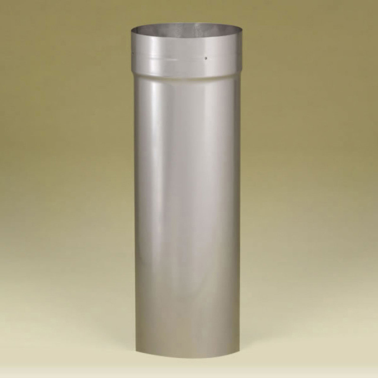 8" Heatfab 304-Alloy Stainless Steel Saf-T Liner 18" (adjusts 4" - 16") Slip Connector - 4824SS - Chimney Cricket