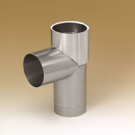 8" Heatfab Saf-T-Wrap Insulations Tee Section - 6816 - Chimney Cricket